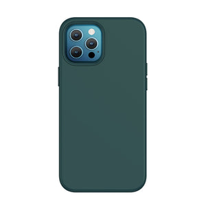 For iPhone 12 Pro Max TOTUDESIGN AA-159 Brilliant Series MagSafe Liquid Silicone Protective Case(Green)