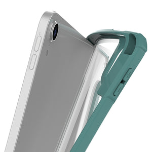 Mutural Pinyue Series PC + TPU Horizontal Flip Leather Case with Holder & Pen Slot & Sleep / Wake-up Function For iPad Air 2022 / 2020 10.9(Mint Green)