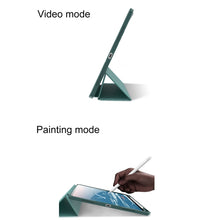 Mutural Pinyue Series PC + TPU Horizontal Flip Leather Case with Holder & Pen Slot & Sleep / Wake-up Function For iPad Air 2022 / 2020 10.9(Mint Green)