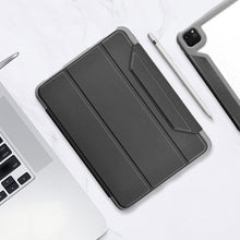 For iPad Pro 12.9 2022 / 2021 / 2020 Mutural Yagao Series PC Horizontal Flip Leather Tablet Case with Holder & Pen Slot(Grey)