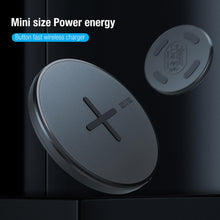 NILLKIN MC026 Portable Button Fast Charging Wireless Charger(Black)