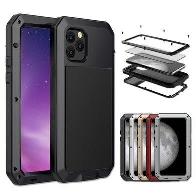 For iPhone 11 Metal Armor Triple Proofing  Protective Case(Black)