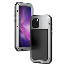 For iPhone 11 Metal Armor Triple Proofing  Protective Case(Silver)