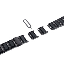 XingYao Series Two-tone Steel Watch Band For Apple Watch Ultra 49mm / Series 8&7 45mm / SE 2&6&SE&5&4 44mm / 3&2&1 42mm(Black+Black)