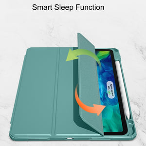For iPad Pro 11 2022 / 2021 / 2020 Mutural Pinyue Series PC + TPU Horizontal Flip Leather Tablet Case with Holder & Pen Slot & Sleep / Wake-up Function(Blue)