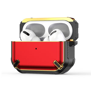 Wireless Earphones Shockproof King Kong Ares TPU Protective Case For AirPods Pro(Red)