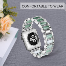 Emerald Stainless Steel Watch Band For Apple Watch Ultra 49mm / Series 8&7 45mm / SE 2&6&SE&5&4 44mm / 3&2&1 42mm(Silver)