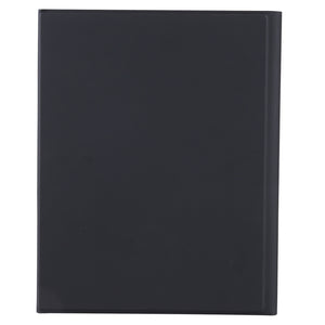 YT098B-A Detachable Candy Color Skin Feel Texture Round Keycap Bluetooth Keyboard Leather Case with Touch Control For  iPad Air 4 10.9 2020 / Air 5 10.9 2022 (Black)