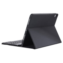 YT098B Detachable Candy Color Skin Feel Texture Round Keycap Bluetooth Keyboard Leather Case For iPad Air 4 10.9 2020 / Air 5 10.9 2022 (Black)
