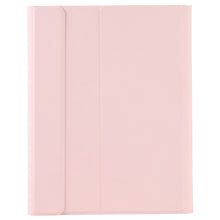 YT098B Detachable Candy Color Skin Feel Texture Round Keycap Bluetooth Keyboard Leather Case For iPad Air 4 10.9 2020 / Air 5 10.9 2022 (Pink)