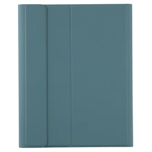 YT098B Detachable Candy Color Skin Feel Texture Round Keycap Bluetooth Keyboard Leather Case For iPad Air 4 10.9 2020 / Air 5 10.9 2022 (Dark Green)