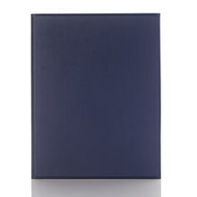 YA102B Detachable Lambskin Texture Round Keycap Bluetooth Keyboard Leather Tablet Case with Pen Slot & Stand For iPad 10.2 (2020) & (2019) / Air 3 10.5 inch / Pro 10.5 inch(Dark Blue)