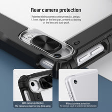 For iPad 10.2 2021 / 2020 / 2019 NILLKIN Bumper Pro Horizontal Flip Leather Case with Pen Slot & Holder & Pen Slot Only Supports iPad Pencil 2nd Generation(Black)
