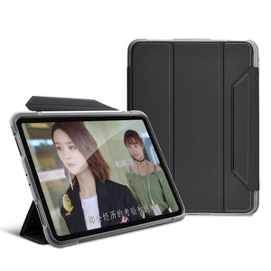 For iPad Pro 11 2022 / 2021 / 2020 Mutural Yagao Series PC Horizontal Flip Leather Tablet Case with Holder & Pen Slot(Black)