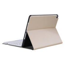 YA11B-A 2021 Detachable Lambskin Texture Round Keycap Bluetooth Keyboard Leather Tablet Case with Touch Control & Pen Slot & Stand For iPad Pro 11 (2021)(Gold)