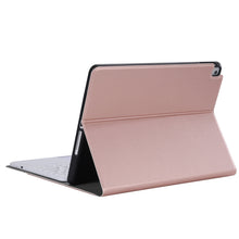 YA11B-A 2021 Detachable Lambskin Texture Round Keycap Bluetooth Keyboard Leather Tablet Case with Touch Control & Pen Slot & Stand For iPad Pro 11 (2021)(Rose Gold)