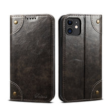 For iPhone 11 Baroque Simple Horizontal Flip Leather Case, with Holder & Card Slots & Wallet(Black)