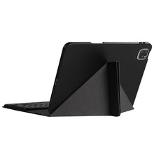 B07 Splittable Bluetooth Keyboard Leather Tablet Case with Triangle Holder & Pen Slot For iPad 9.7 2018 & 2017 / Pro 9.7 / Air 2(Black Diamond Pattern)