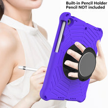 Spider King EVA Protective Case with Adjustable Shoulder Strap & Holder & Pen Slot For iPad Pro 10.5 inch 2017 / Air 3 10.5 inch(Purple)