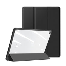 For iPad 10.2 2021 / 2020 / 2019 DUX DUCIS TOBY Series Shockproof PU Leather + PC + TPU Horizontal Flip Case with Holder & Pen Slot & Sleep / Wake-up Function(Black)