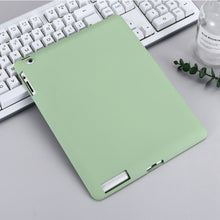 Solid Color Liquid Silicone Dropproof Full Coverage Protective Case For iPad 4 / 3 / 2(Green)