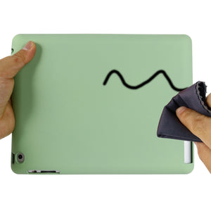 Solid Color Liquid Silicone Dropproof Full Coverage Protective Case For iPad 4 / 3 / 2(Green)