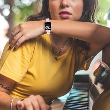 Oval Resin Watch Band For Apple Watch Ultra 49mm / Series 8&7 45mm / SE 2&6&SE&5&4 44mm / 3&2&1 42mm(Pink Flower)