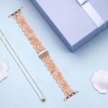 Oval Resin Watch Band For Apple Watch Ultra 49mm / Series 8&7 45mm / SE 2&6&SE&5&4 44mm / 3&2&1 42mm(Silk White)