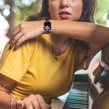 Oval Resin Watch Band For Apple Watch Ultra 49mm / Series 8&7 45mm / SE 2&6&SE&5&4 44mm / 3&2&1 42mm(Purple Light)