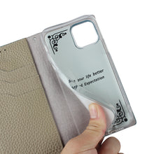 For iPhone 12 / 12 Pro Litchi Genuine Leather Phone Case(Sky Blue)