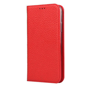 For iPhone 11 Pro Litchi Genuine Leather Phone Case (Red)