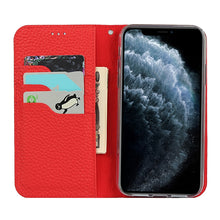 For iPhone 11 Pro Litchi Genuine Leather Phone Case (Red)