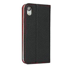 For iPhone XR Litchi Genuine Leather Phone Case(Black)