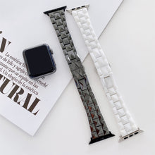Rhombic Grid Ceramics Watch Band For Apple Watch Ultra 49mm / Series 8&7 45mm / SE 2&6&SE&5&4 44mm / 3&2&1 42mm(White)