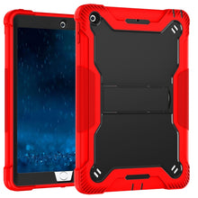 Silicone + PC Shockproof Protective Case with Holder For iPad 9.7 inch (2017/2018)(Black)