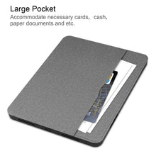 For iPad Pro 11 2022 / 2021 / 2020 / 2018 Cloth Texture TPU Horizontal Flip Leather Tablet Case with Pen Slot & Holder(Grey)