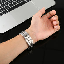 For Apple Watch Series 7 41mm / 6 & SE & 5 & 4 40mm / 3 & 2 & 1 38mm Stainless Steel Watch Band(Silver)