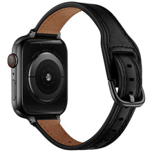 Women Starry Sky Style Leather Watch Band For Apple Watch Series 8&7 41mm / SE 2&6&SE&5&4 40mm / 3&2&1 38mm(Black Black Buckle)