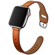 Women Starry Sky Style Leather Watch Band For Apple Watch Ultra 49mm / Series 8&7 45mm / SE 2&6&SE&5&4 44mm / 3&2&1 42mm(Brown Silver Buckle)