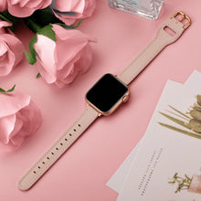 Women Starry Sky Style Leather Watch Band For Apple Watch Ultra 49mm / Series 8&7 45mm / SE 2&6&SE&5&4 44mm / 3&2&1 42mm(Pink Sand)