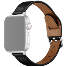 Women Starry Sky Style Leather Watch Band For Apple Watch Ultra 49mm / Series 8&7 45mm / SE 2&6&SE&5&4 44mm / 3&2&1 42mm(Black Silver Buckle)