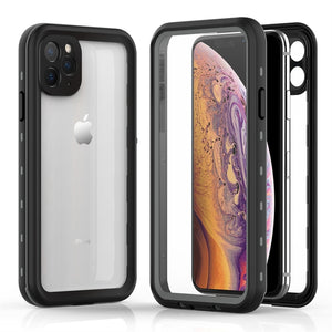 For iPhone 11 Pro Max RedPepper Shockproof Waterproof PC + TPU Protective Case(Black)