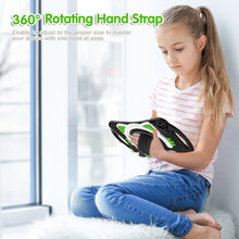 Cute Cat King Kids Shockproof Silicone Tablet Case with Holder & Shoulder Strap & Handle For iPad 10.2 2021 / 2020 / 2019 / Pro 10.5 / Air 10.5(Black Green)