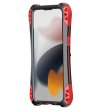 For iPhone 13 mini R-JUST AMIRA Shockproof Dustproof Waterproof Metal Protective Case (Red)