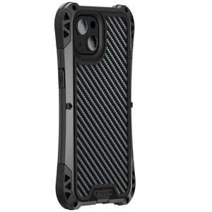 For iPhone 13 R-JUST AMIRA Shockproof Dustproof Waterproof Metal Protective Case(Black)