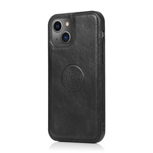 For iPhone 13 Strong Magnetic Detachable Horizontal Flip Leather Case with Card Slots & Wallet(Black)