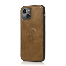 For iPhone 13 mini Strong Magnetic Detachable Horizontal Flip Leather Case with Card Slots & Wallet For  iPhone 13 Mini(Brown)