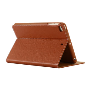 For iPad Mini 2019 & 4 & 3 & 2 & 1 GEBEI PU+TPU Horizontal Flip Protective Case with Holder & Card Slots(Brown)