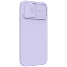 For iPhone 13 Pro NILLKIN CamShield MagSafe Magnetic Liquid Silicone + PC Full Coverage Case (Purple)