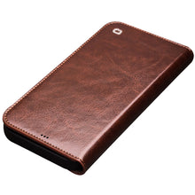 For iPhone 13 mini QIALINO Horizontal Flip Leather Case with Holder & Card Slots & Wallet (Brown)